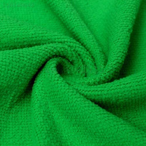 3NH FB79 Green 10Pcs Pratical Car Wash Cloth Cleaning 25x25cm Cleaning Towel