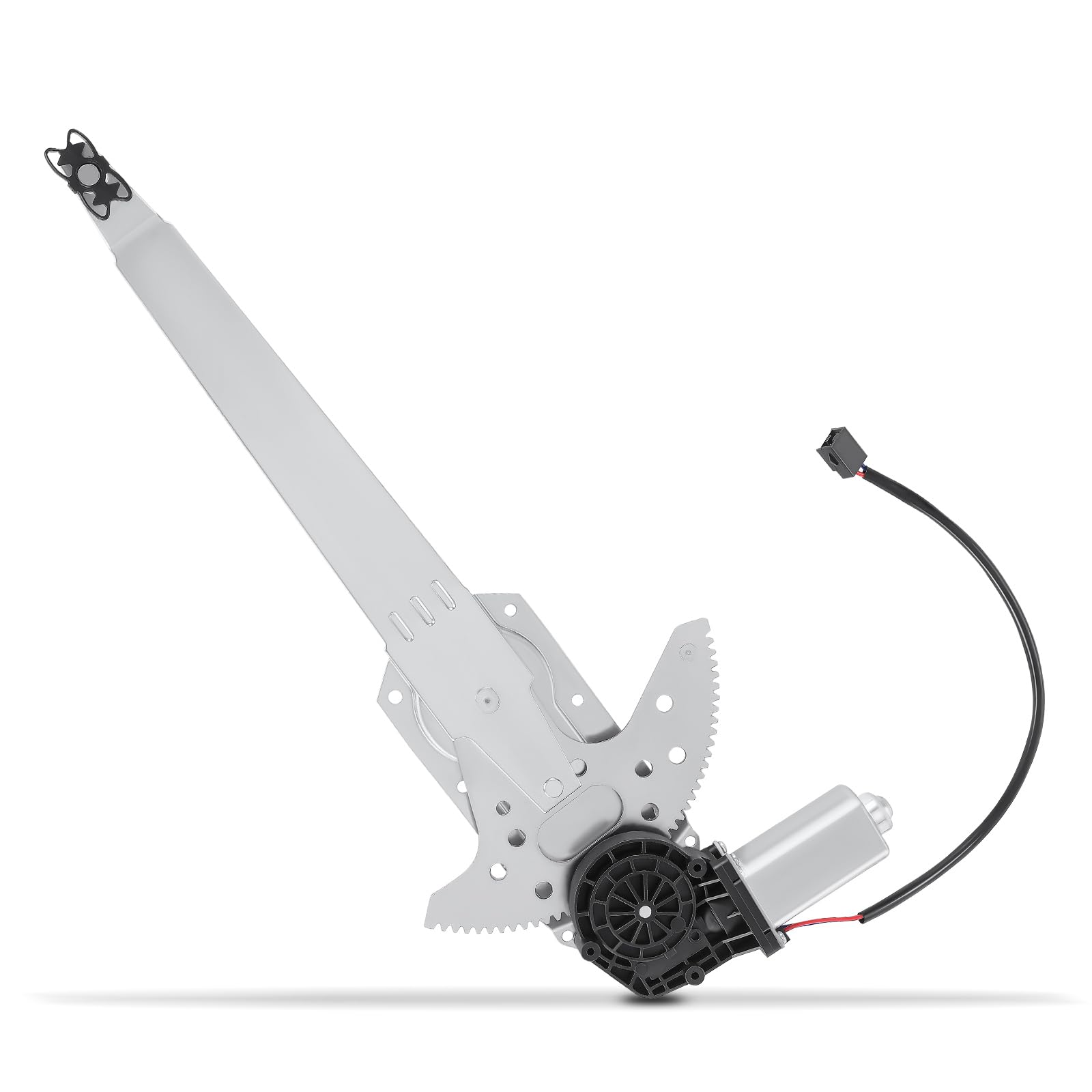 YHTAUTO Front Driver Side Power Window Regulator With 2-Pin Motor Assembly for Ford F-100 F-150 F-250 F-350 F53 F59 Bronco 1980-