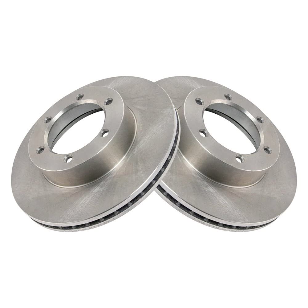 Trq Front Brake Rotors Set Vented Compatible With 1991-1995 Toyota 4Runner 1993-1998 T100