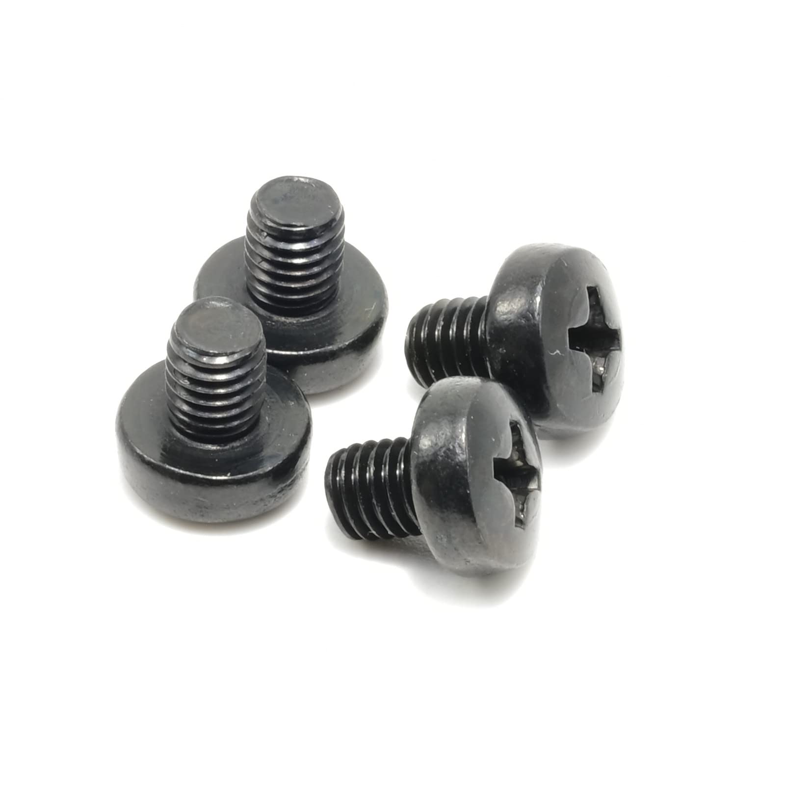 Replacementscrews Rear License Plate Screws Compatible With Tesla Model 3 (M3) - Stainless Steel - Black Oxide - Standard Length (Pack Of 4)