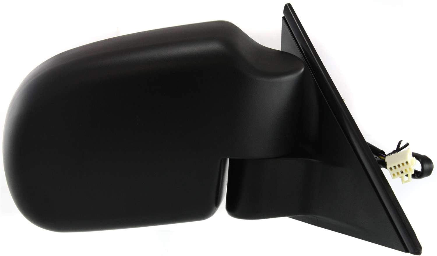 Kool Vue Right Power Heated Door Mirror Compatible With Chevrolet S10 1999-2004 Textured Crew Cab, Extended Cab, Standard Cab, 2Nd Design