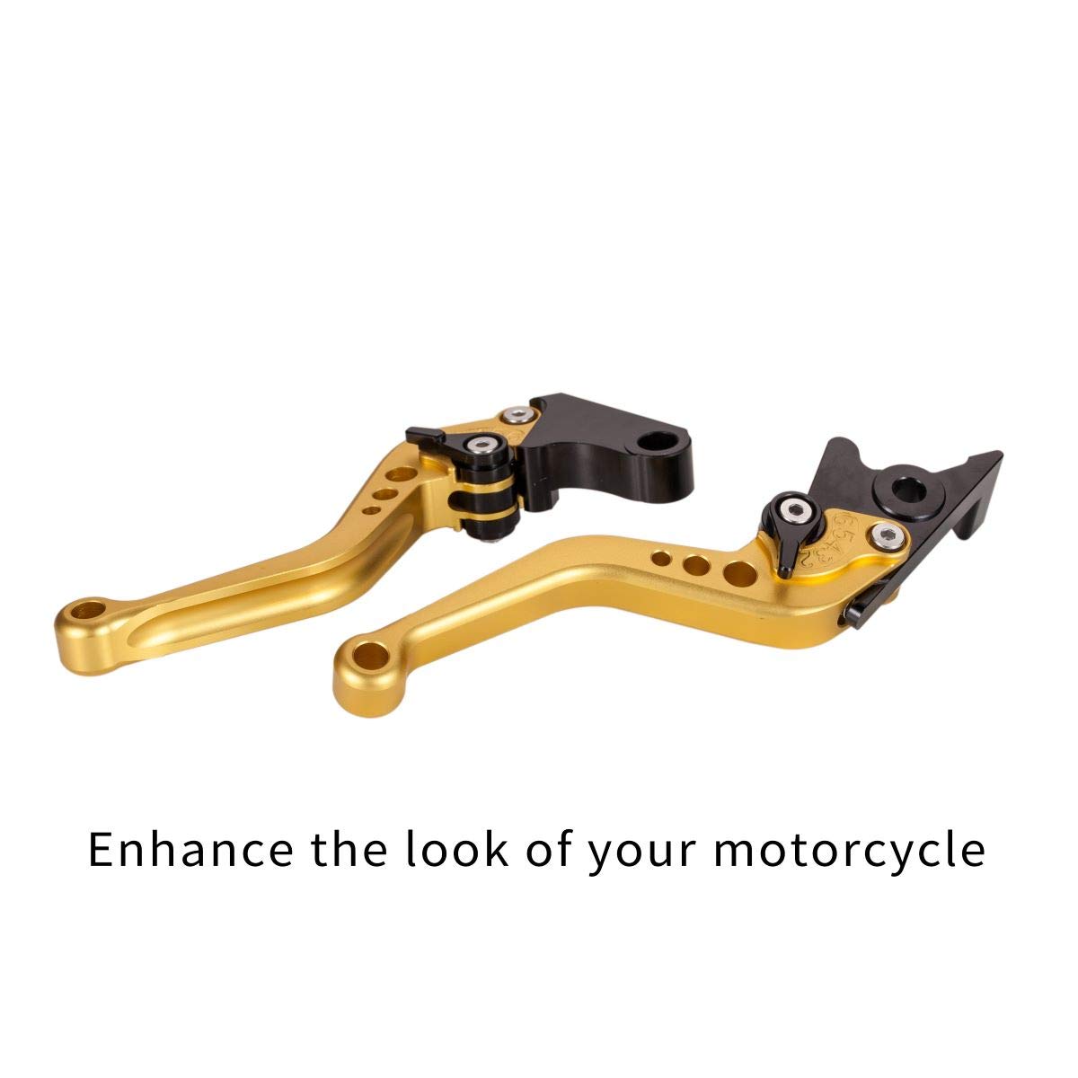 Hopider Short Brake Clutch Levers Compatible With Grom Msx125 2014-2019, Cbr250R 2011-2013, Cbr300R/Cb300F/Fa 2014-2019, Cb400F/