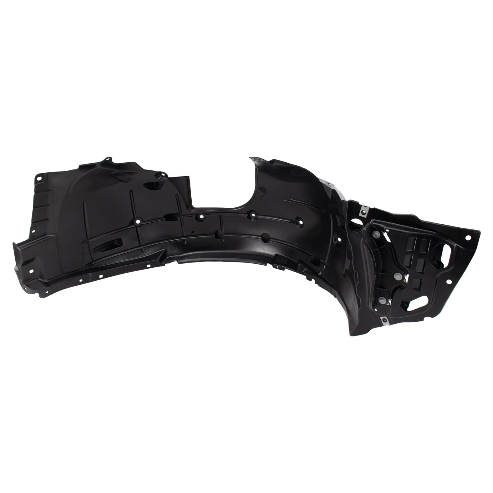 Trq Front Inner Fender Liner Set Compatible With 2016-2018 Honda Civic Ho1248158 Ho1249158