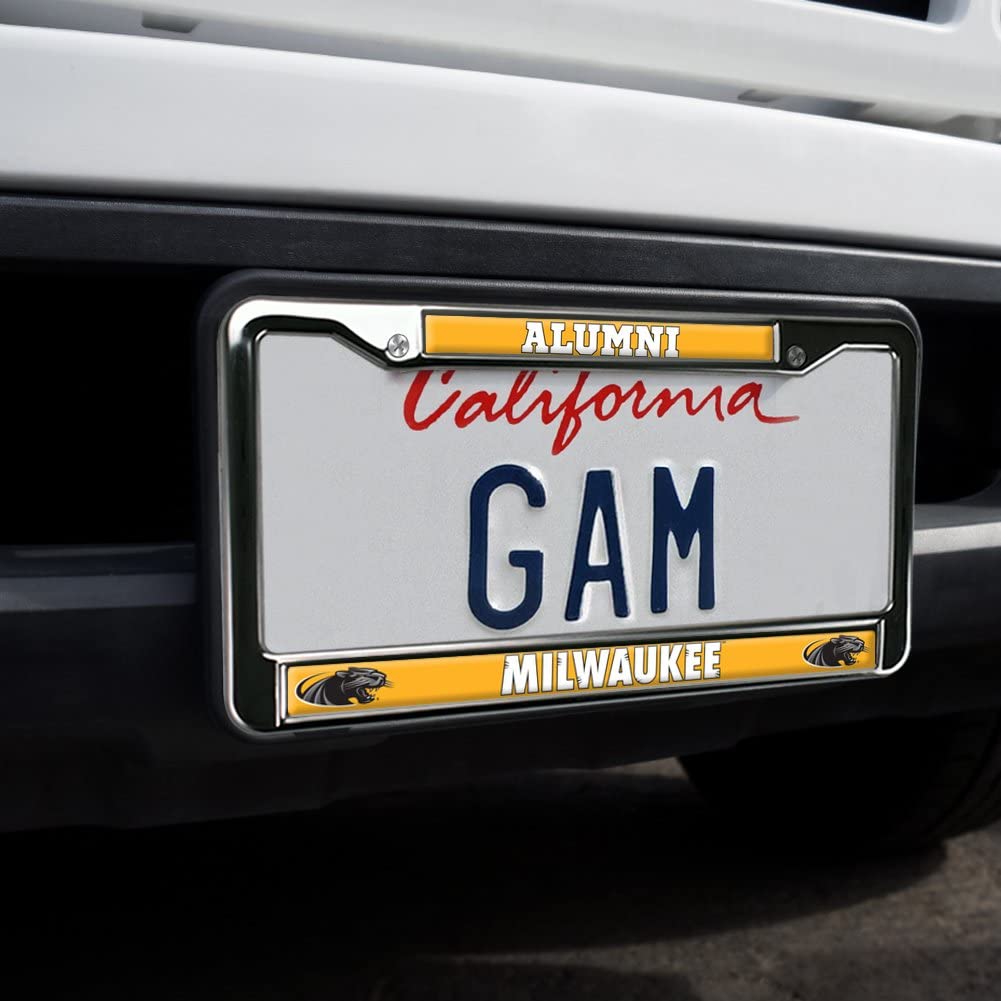 GRAPHICS & MORE UW Milwaukee Alumni Metal License Plate Frame, Full Size, One Size, Standard