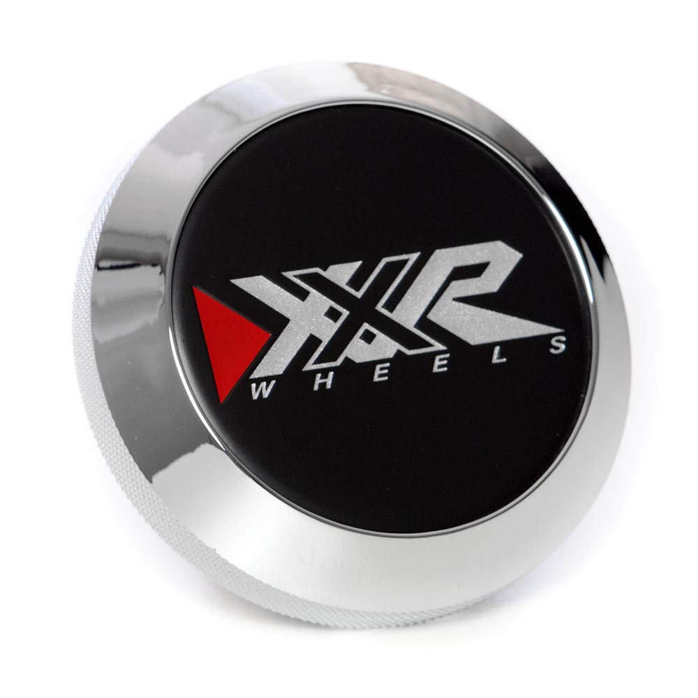 Circuit Performance Xxr Wheels Center Cap Chrome/Black Cap-654C-Bk-Emb Compatible With 527, 530, 531, 532, 535, And 969 Style Wh