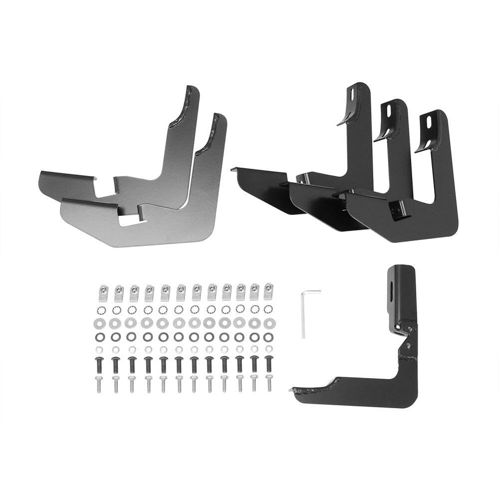 Westin 21-53255 Pro Traxx 5 Oval Nerf Bars Fits 2007-2021 Tundra Crewmax Black Pair