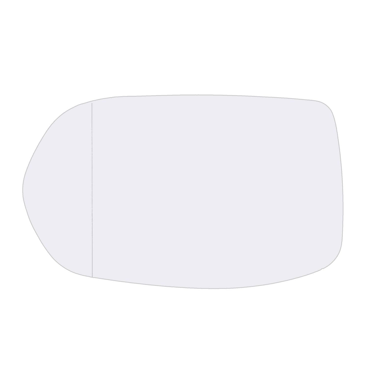 Driver Side Mirror Glass Assembly With Plastic Backing Plate Heated Compatible with 20122016 Honda CRV, 20162020 HRV