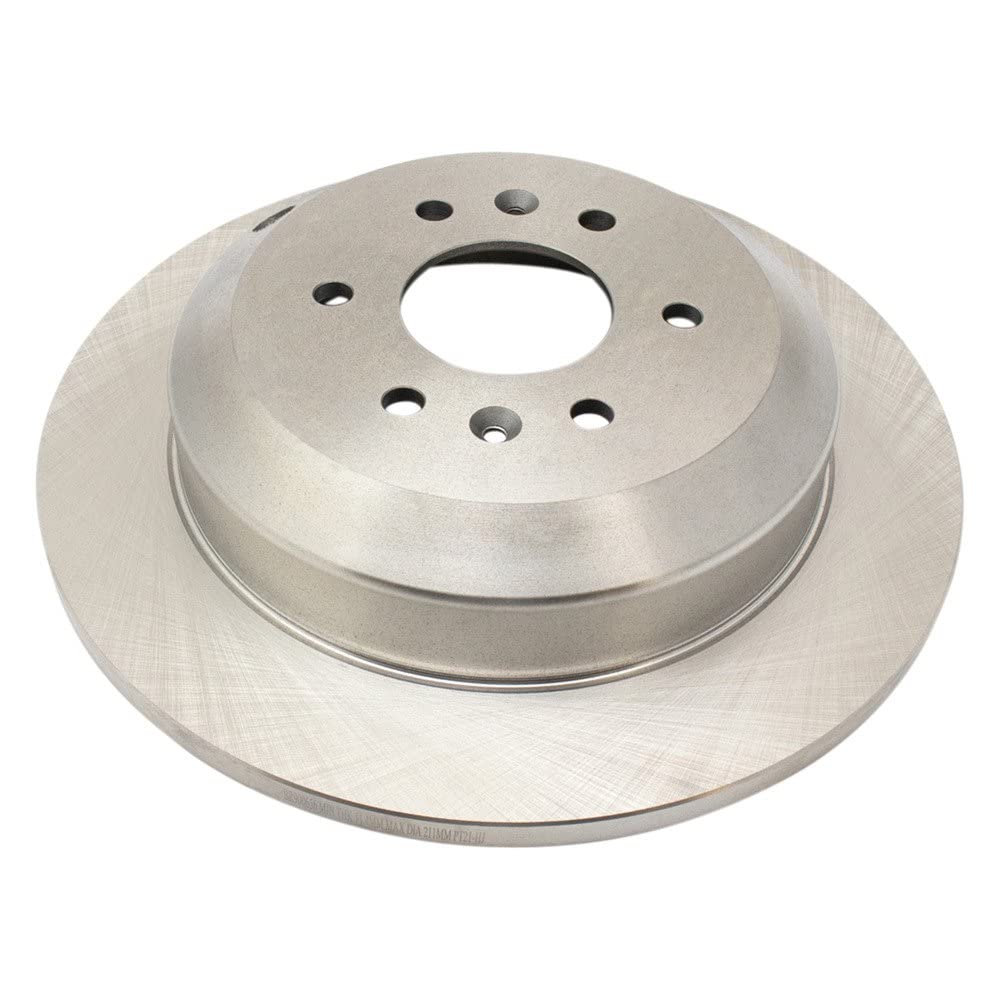 Trq Rear Brake Rotors Set Solid Compatible With 2009 Kia Borrego