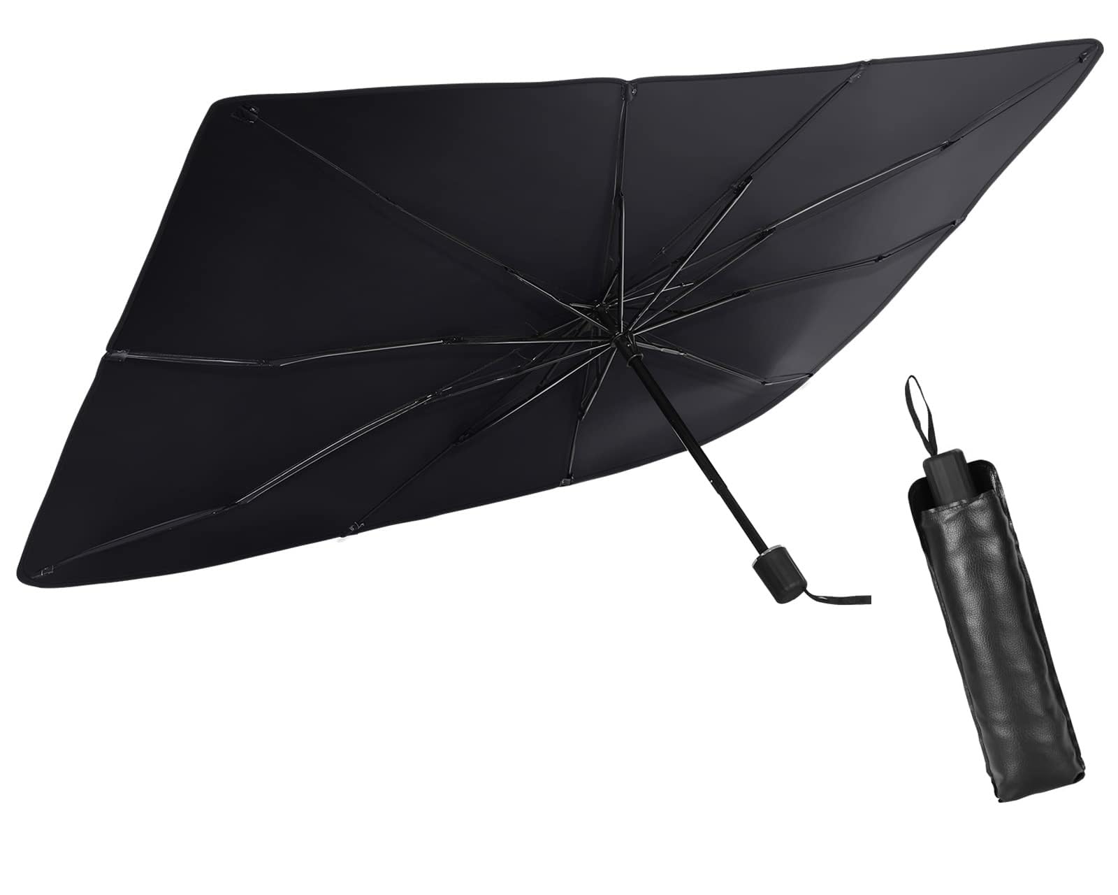 Kozdiko Foldable Car Windshield Umbrella Sunshade Cover UV Block Car Front Window (Heat Insulation Protection) Compatible with V