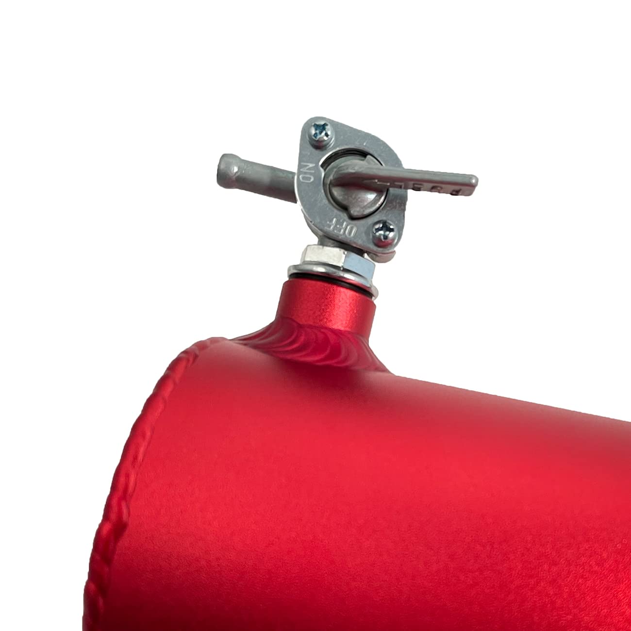 SJVLXHI Red Gas Tank Aluminum Cylinder 10'' For Coleman Powersports CT200U BT200X CT200u-ex,For Predator 212cc 196cc/6.5HP Go Ka