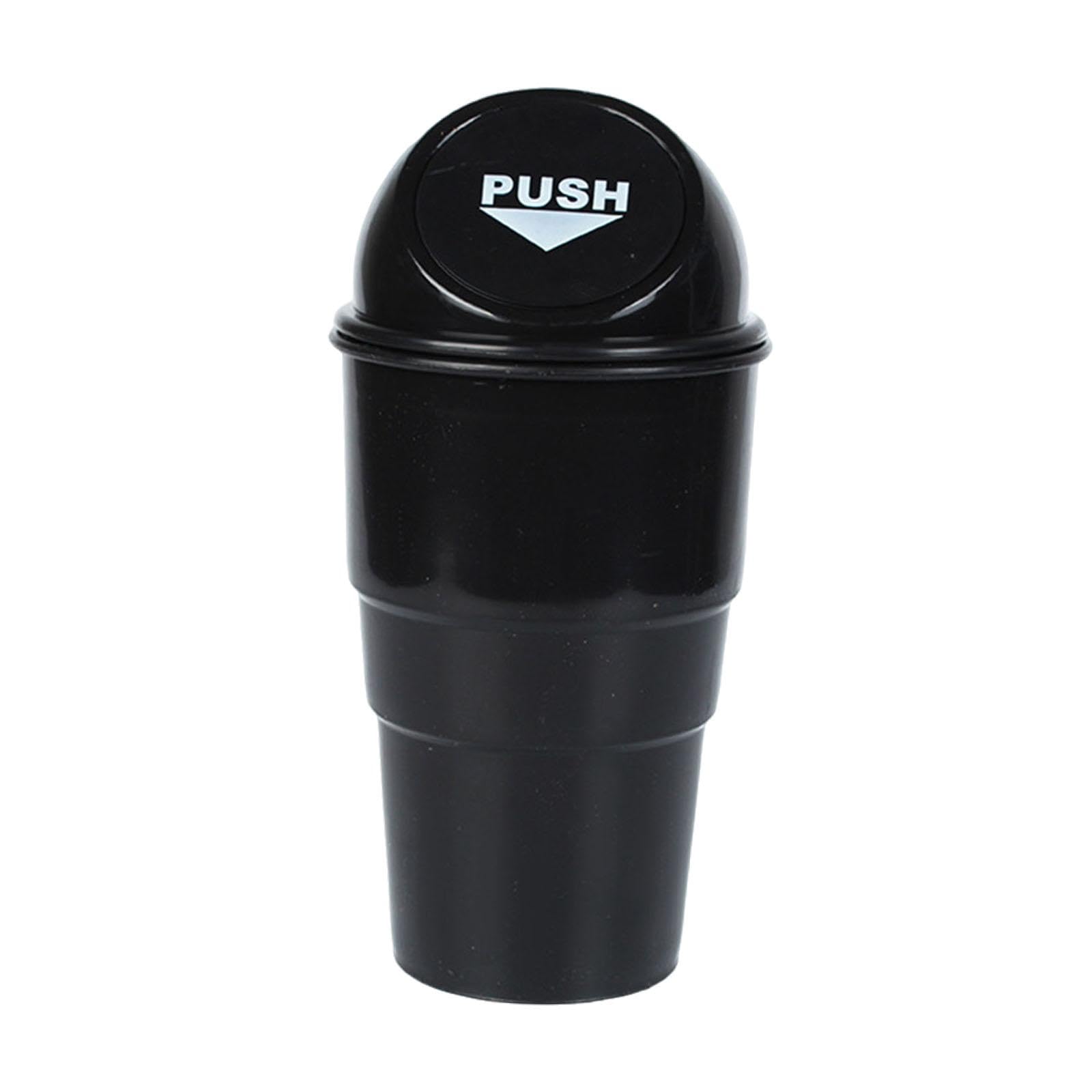 bnf Generic Car Cup Holder Trash Can with Lid Car Garbage Can for SUV Truck black lidTrash Cans Wastebaskets Household Supplies 