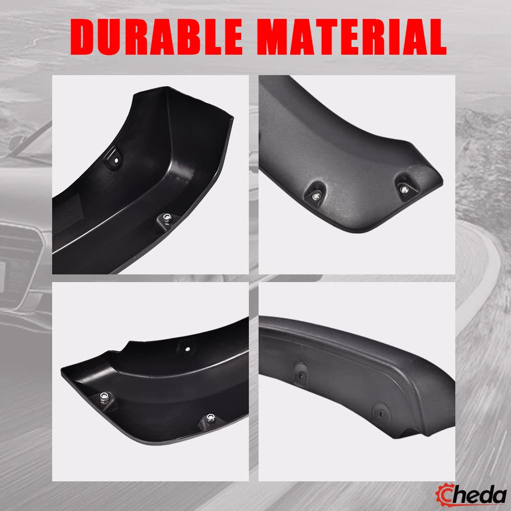 Cheda Fender Flares, Compatible With 2009 2010 2011 2012 2013 2014 Ford F150 Svt Raptor, Factory Style Wheel Cover, Fo1268100 Fo126910