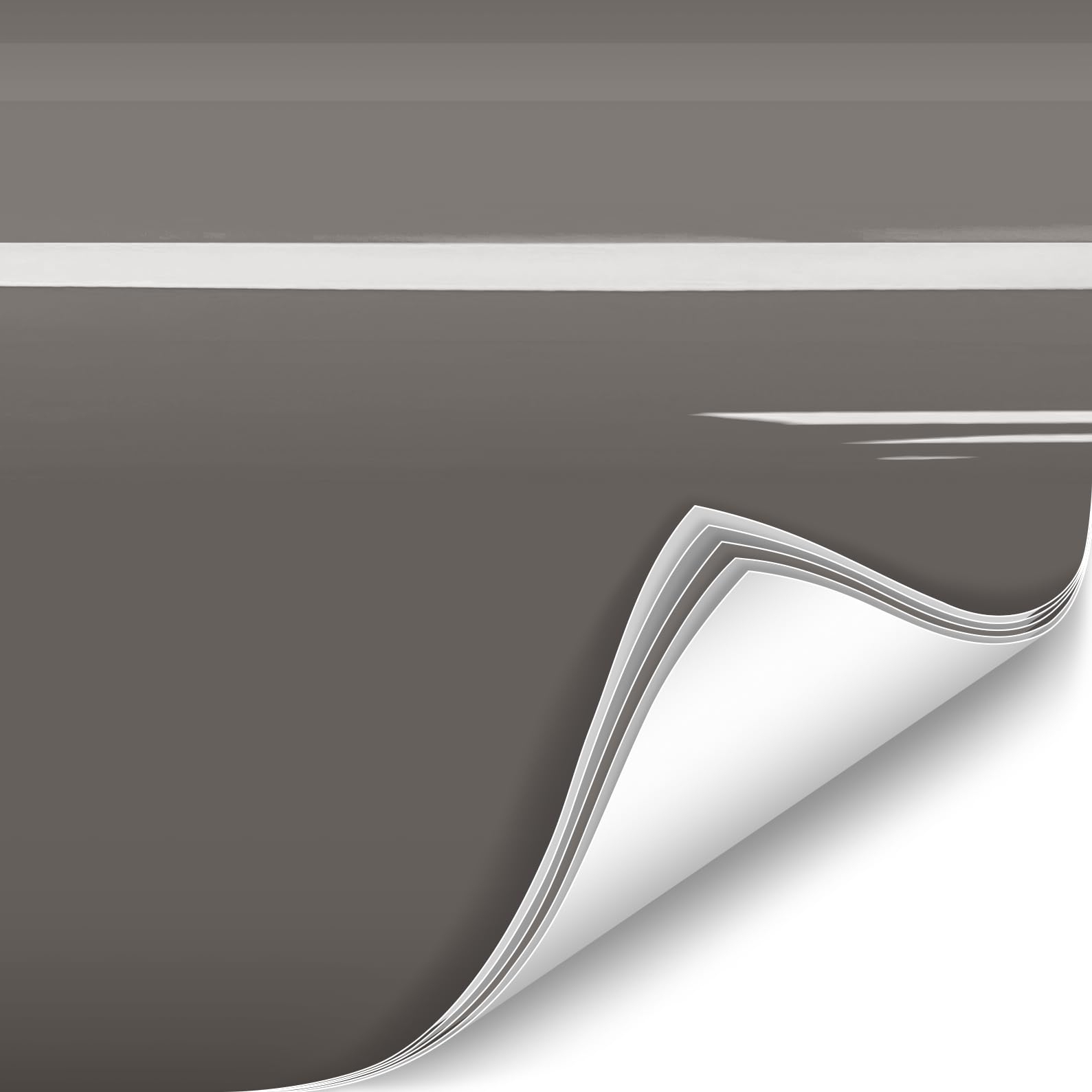 Colorfusion Ppf By Vvivid, Gloss Nardo Grey Dry Apply Ppf Vinyl Car Wrap Roll 1.3Ft X 5Ft