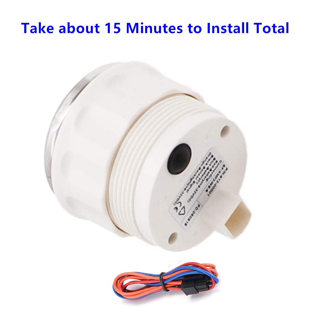 100Tech Water Level Gauge Truck Water Tank Gauge Marine For Boat 0-190Ohm 240-33Ohm 240-30Ohm 0-180Ohm 10-180Ohm Black