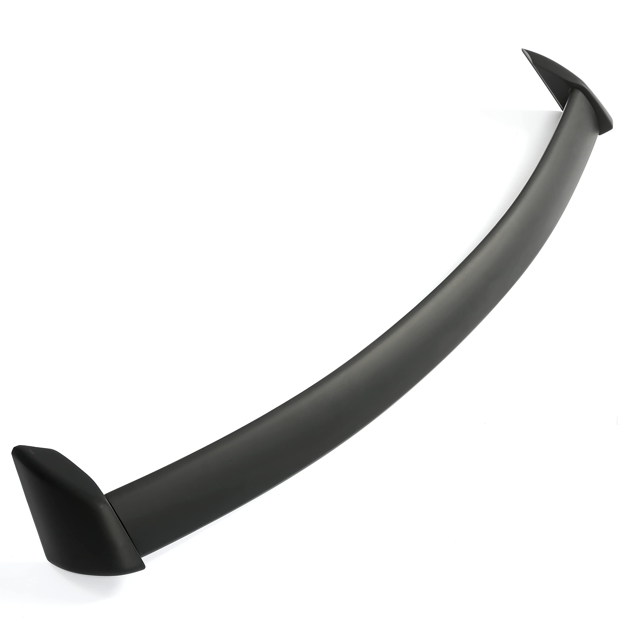 HECASA Roof Spoiler Compatible with 2002-2007 Subaru Impreza WRX STI Rear Window Spoiler Roof Top Wing - Black