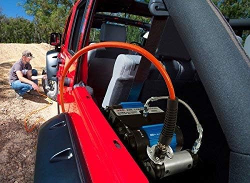 ARB Inflation Kit Air Compressor with Orange Air Hose, CKMA12 Model, Metal Construction