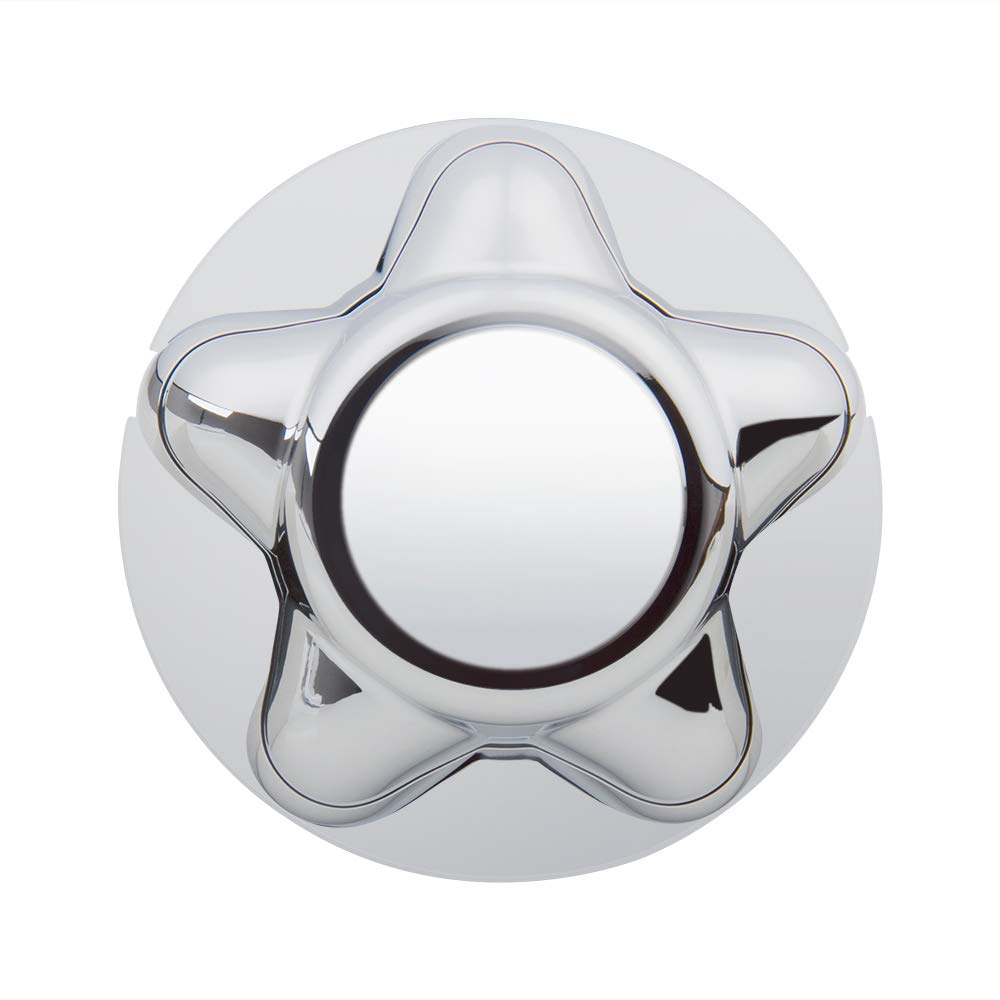 B4B BANG 4 BUCK 4 Packs 7'' Center Cap with 5-Lug Steel Wheel Chrome for Ford 1997-2003 F150 F-150 97-02 Expedition