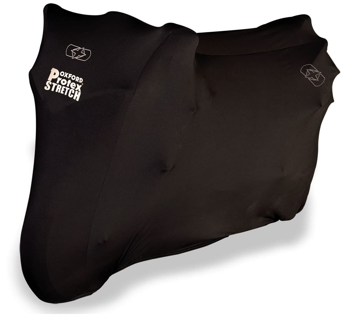 Oxford - Protex Stretch Indoor Motorcycle Protective Cover, Black (Cv170) Small (79.93'' L X 32.68'' W X 46.86'' H)