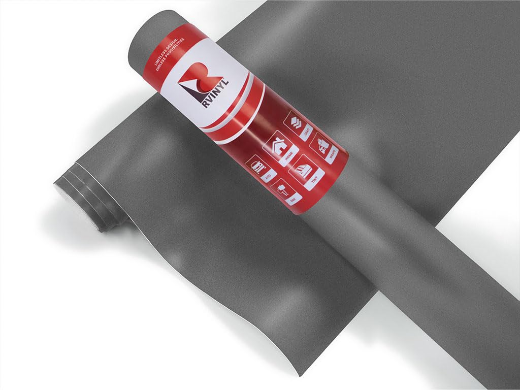 3M 2080 Series M261 Matte Dark Gray - 5Ft X 30Ft - 150Sq Ft - Dual Cast Lustrous Vinyl Car Wrapping Film - Bubble Free Vehicle S
