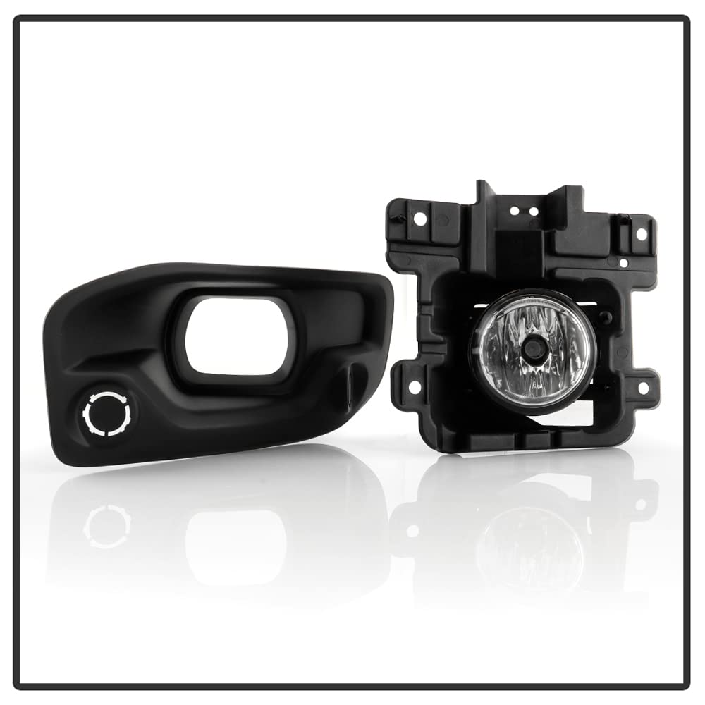 ACANII Fog Lights for 2019-2022 Ram 2500 3500, Clear Lens, Complete Kit with Switch, Left & Right Pair