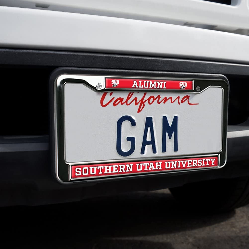 Southern Utah University Alumni Logo Full Size Standard License Plate Metal Frame