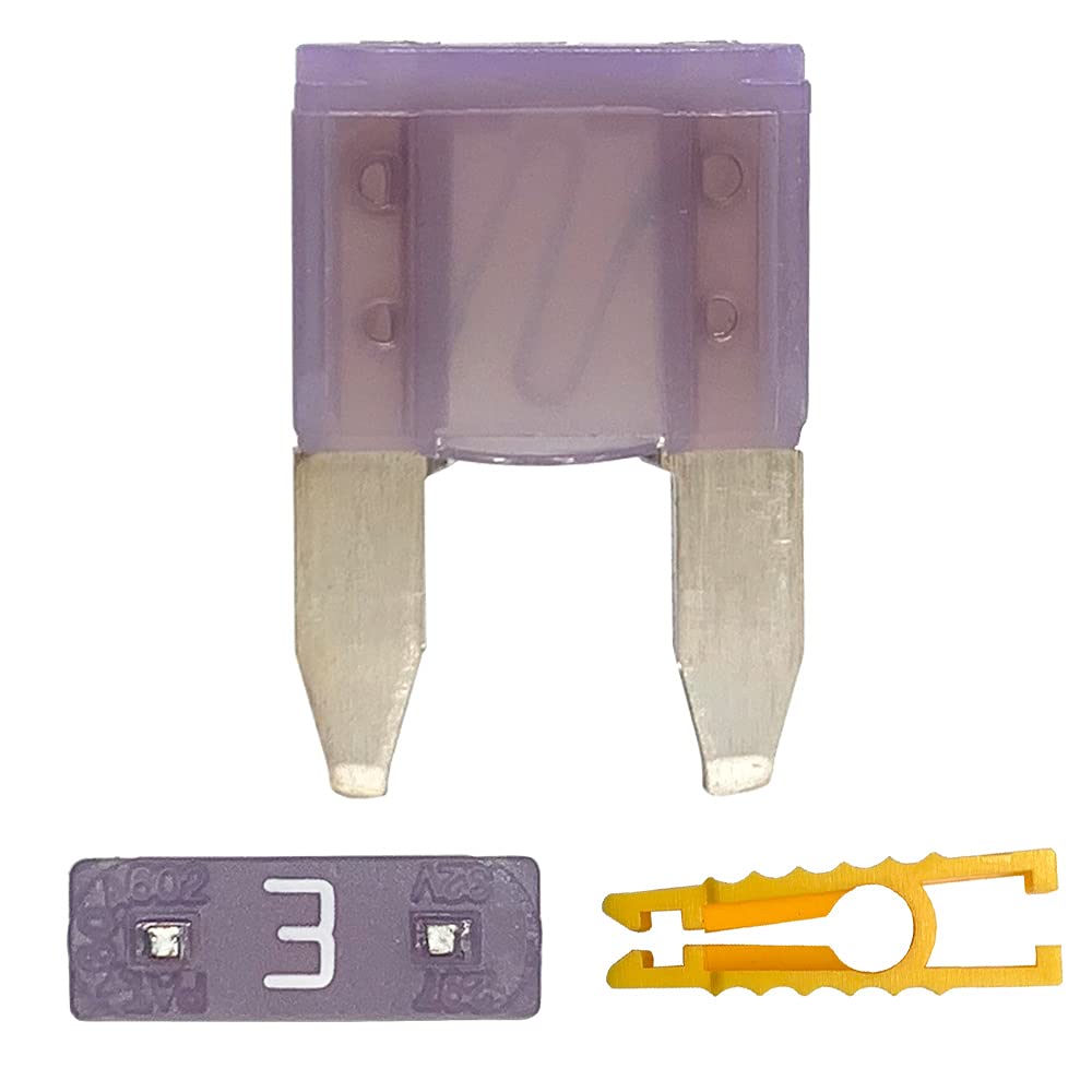20Pcs 7.5A Mini Blade Fuse And 1 Fuse Puller Atc/Ato 32V 7.5Amp Fast Blow For Automotive Car Truck Suv