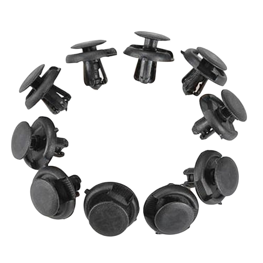 COOLHIYA 2Pcs Car Bumper Retainer Clip Plastic Rivet Fastener Push Retainer Kit Car Fender Replacement Plastic Accessories for A