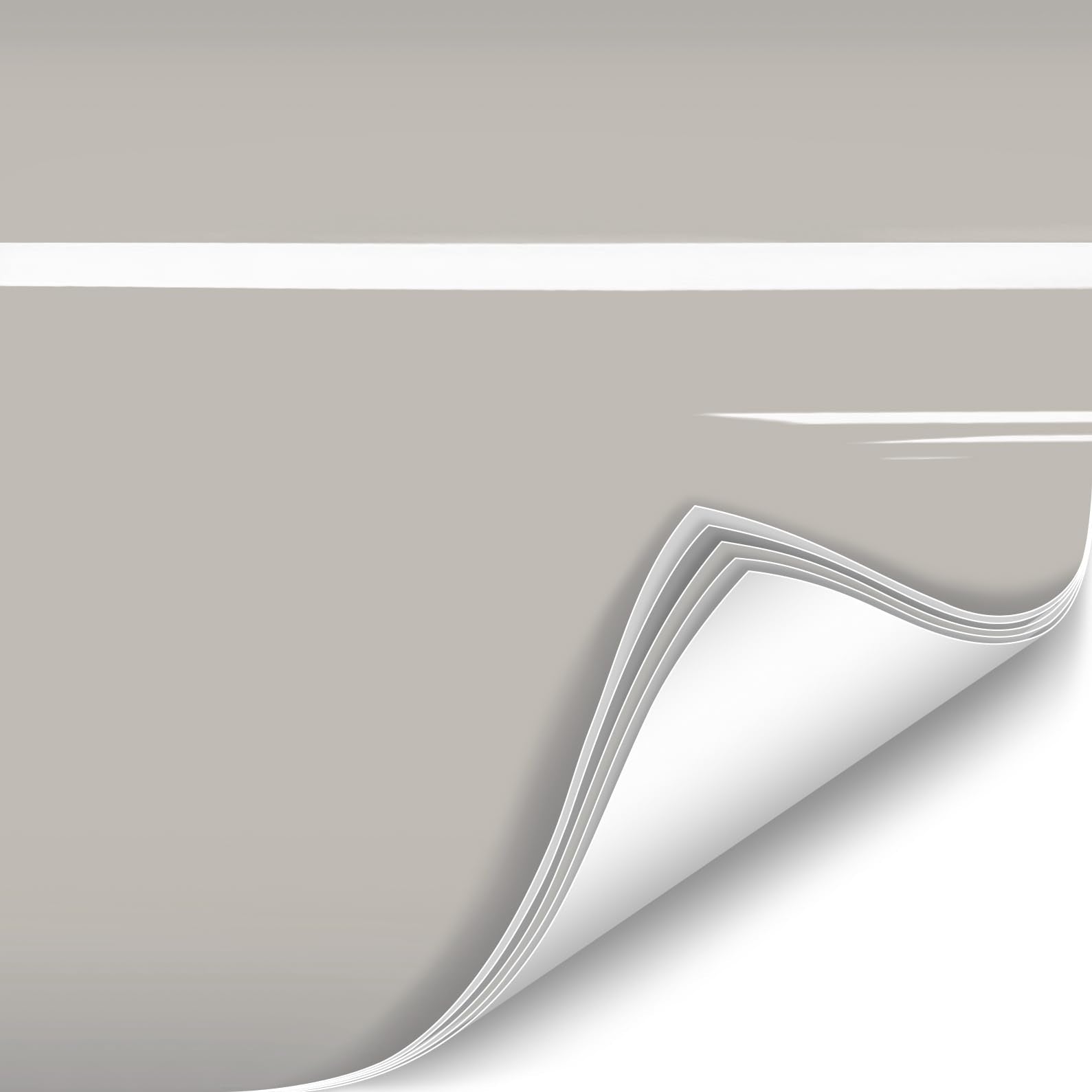 Colorfusion Ppf By Vvivid, Gloss Chalk Grey Dry Apply Ppf Vinyl Car Wrap Roll 6Ft X 5Ft