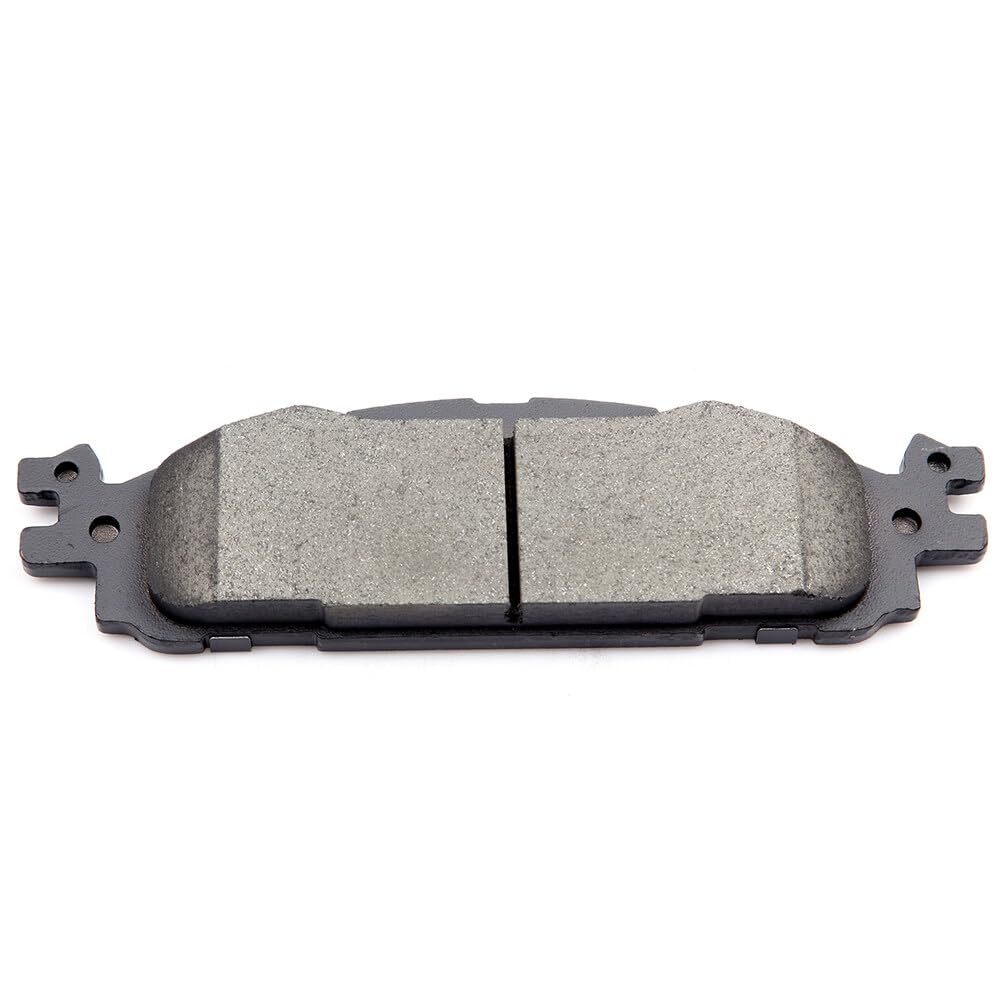 Eccpp D1508-8715 4Pcs Front Ceramic Brake Pads - Fit For Ford Explorer 2011-2019, Flex 2009-2019, Taurus 2010-2019, Lincoln Mks