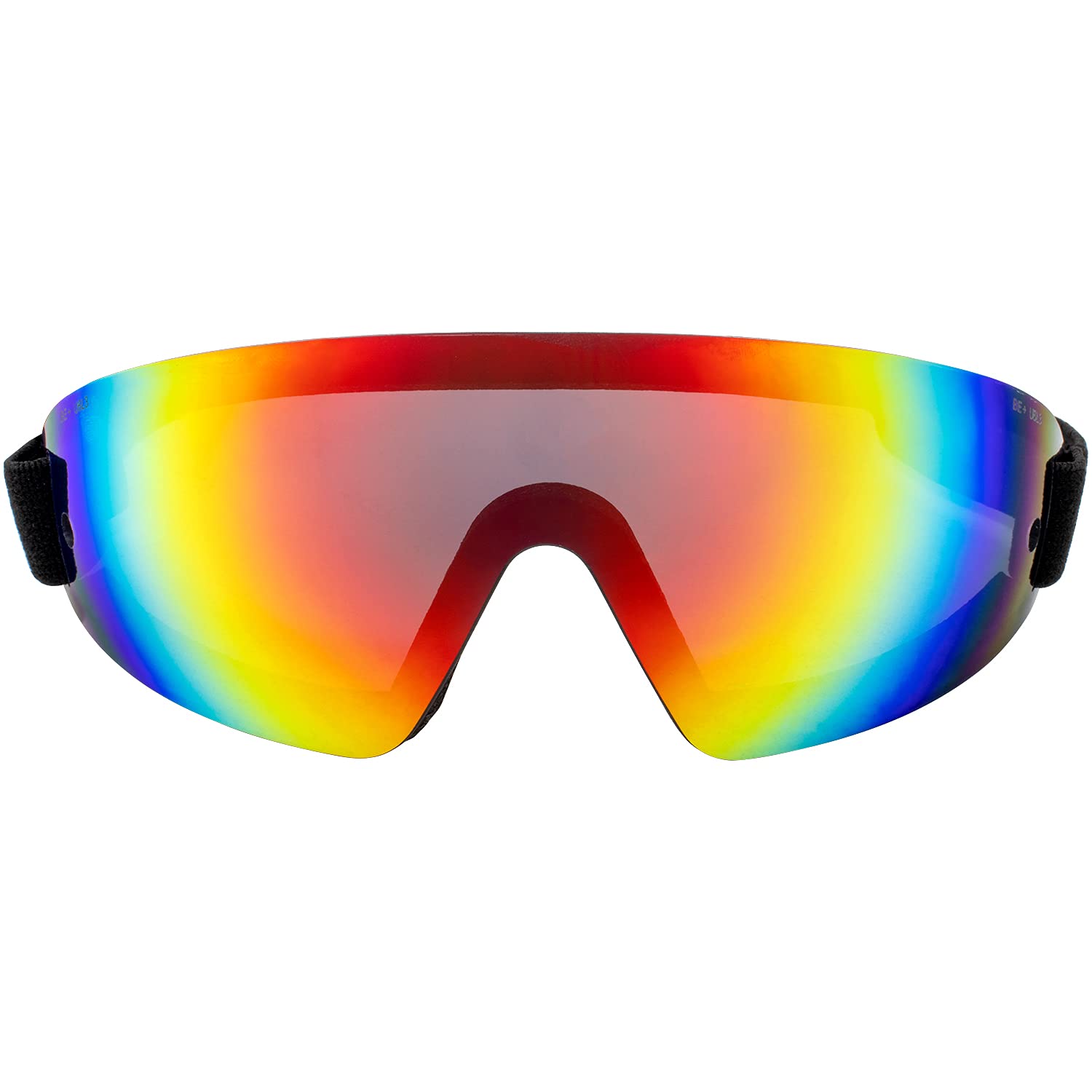 Birdz 2 Pairs of Eyewear Wing Skydiving Parasailing Goggles with 1 ReflecTech Red Mirror & 1 Blue Mirror Lenses