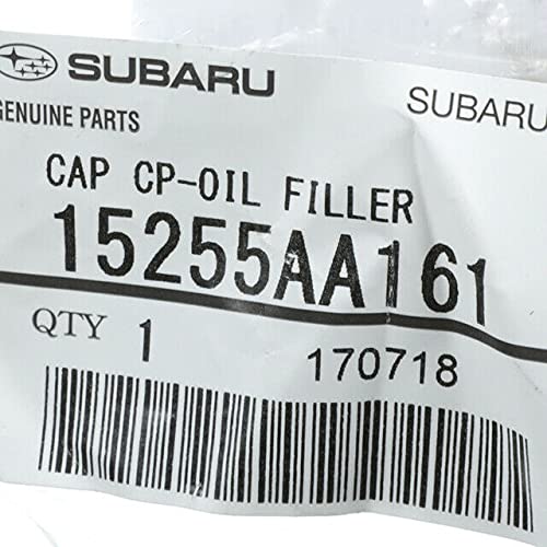 Subaru Genuine Oil Filler Cap - OEM Aluminum for BRZ, Crosstrek, Legacy, Forester, Impreza, Outback, WRX - Yellow, Model 15255AA161