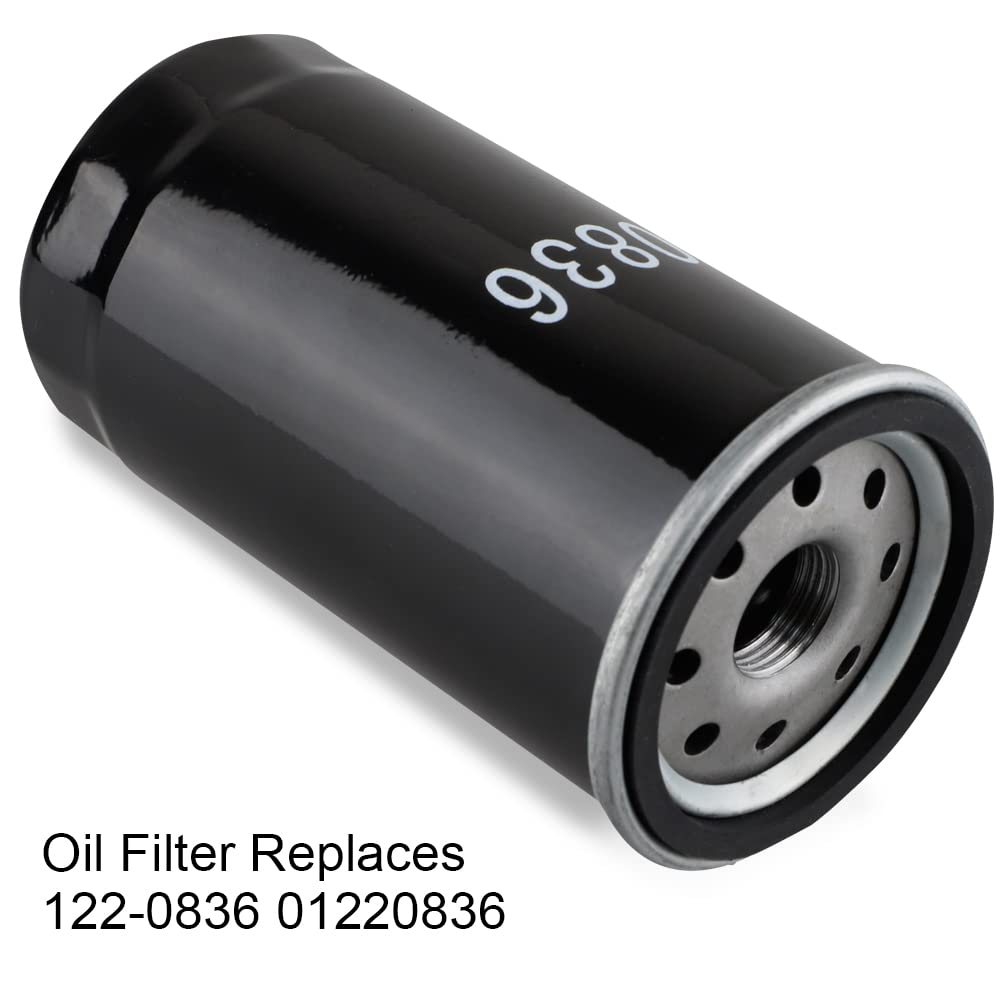 Huswell 122-0836 Oil Filter 140-3116 Air Filter For Cummins Onan 5500 7000 Rv Generators Hgjaa Hgjab Hgjac-Oil Change Kit