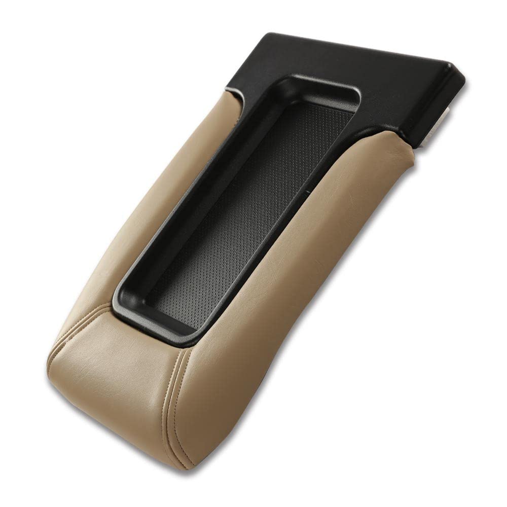 G-Plus Center Console Lid, Compatible With Chevy Silverado Suburban Tahoe Sierra Yukon 1999-2007 Interior Armrest Hinge Latch Re