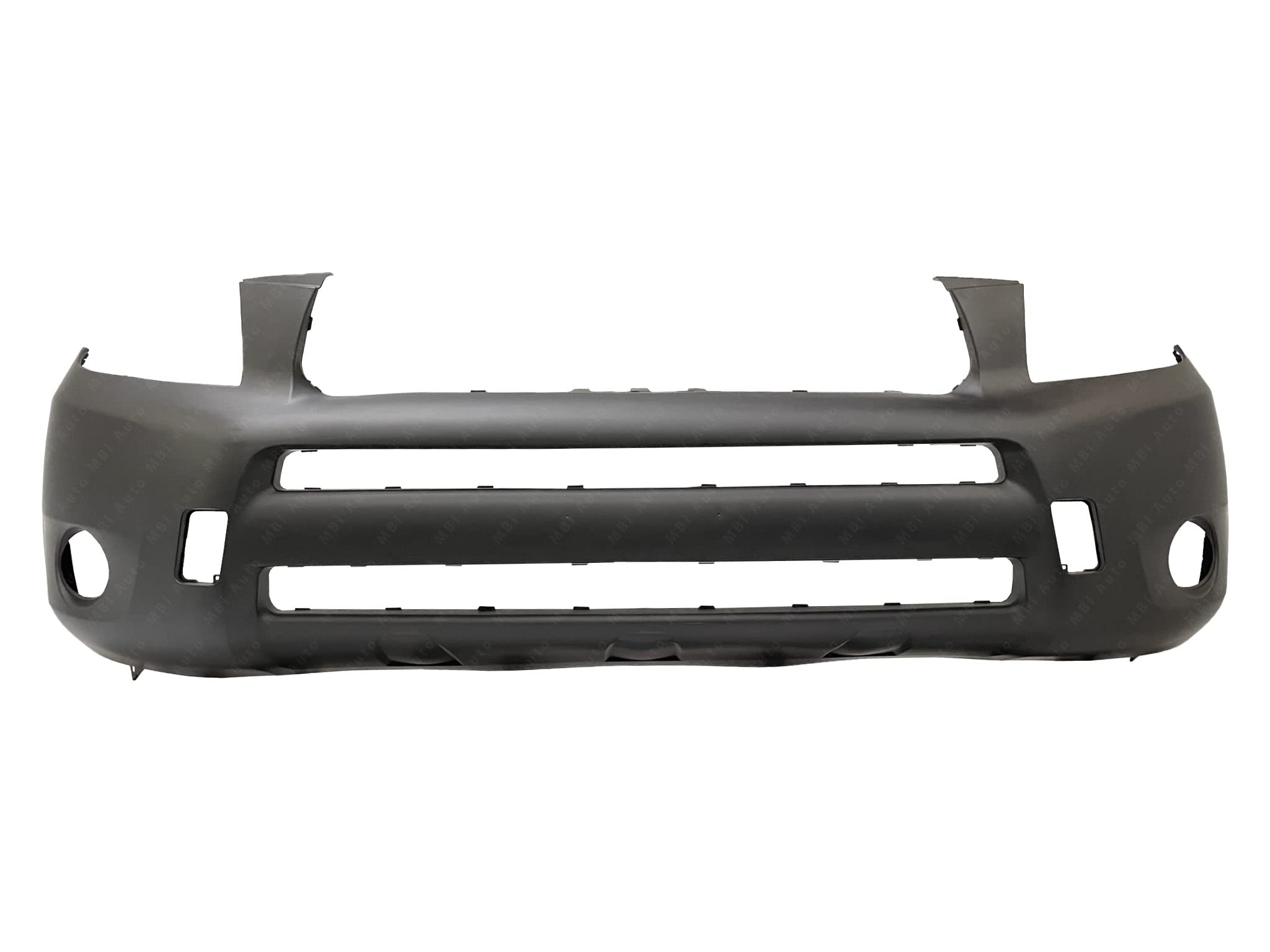 MBI AUTO - Primered, Front Bumper Cover Fascia for 2006 2007 2008 Toyota RAV4 WITHOUT FLARES 06 07 08, TO1000319