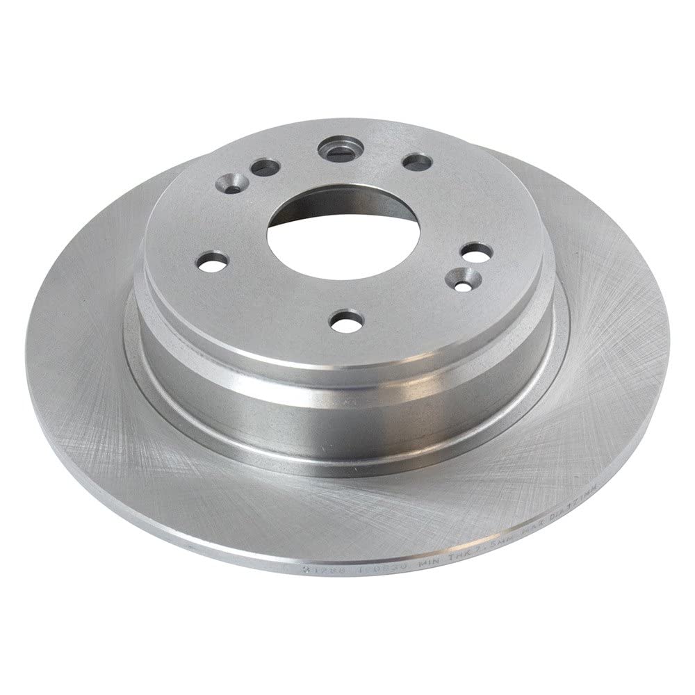 Trq Rear Brake Rotors Set Solid Compatible With 1999-2003 Acura Tl