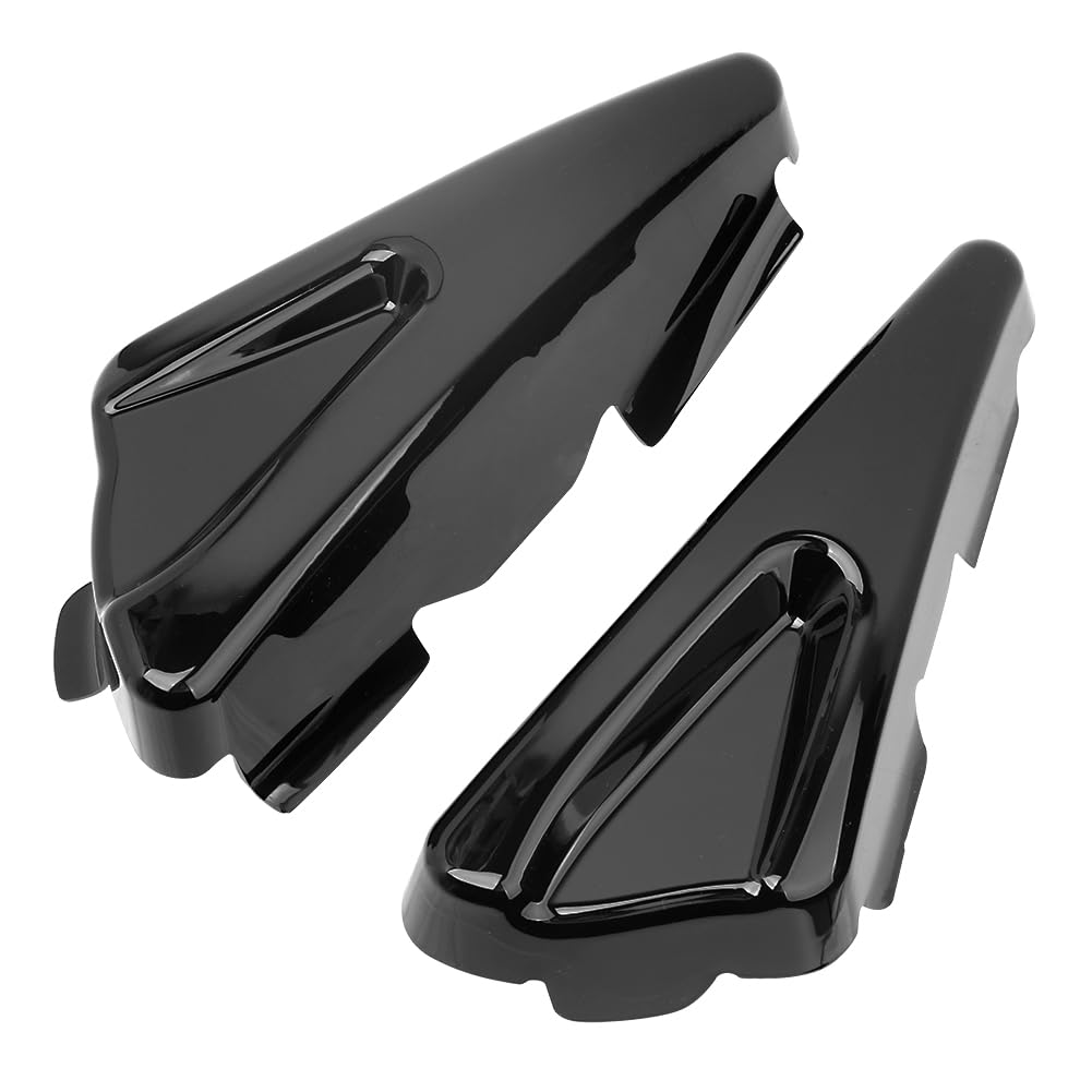H RUO Gloss Black Tank Side Frame Covers Fits for Harley V-ROD NIGHT-ROD SPECIAL VRSCF MUSCLE 2007-2017