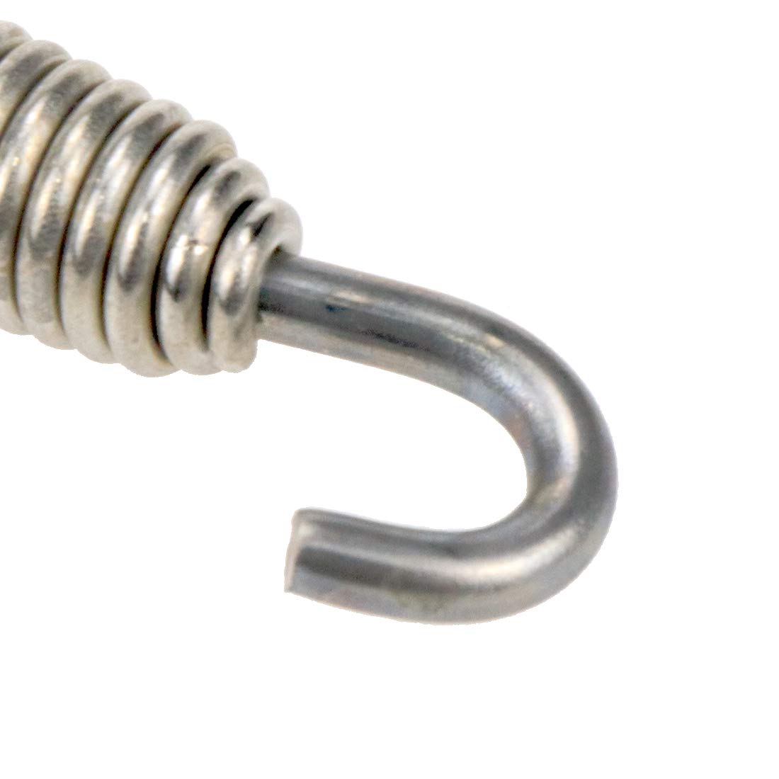 Autut Motorcycle Exhaust Muffler Spring Stainless Steel Spring Hooks, 58Mm Total Length, Pack Of 4