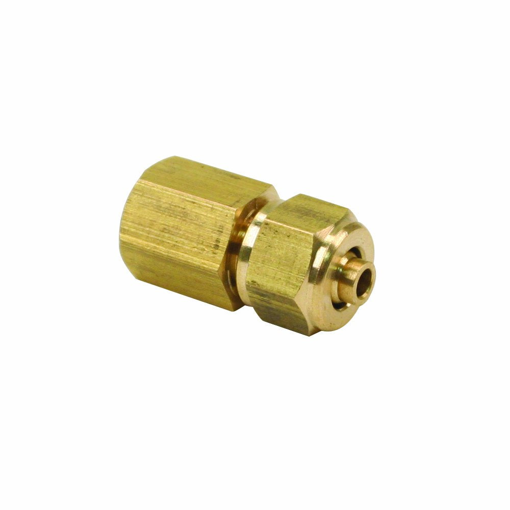 Viair 92837 1/4 Male NPT to 1/4 Compression Fitting for 1/4 Air Line, Gold