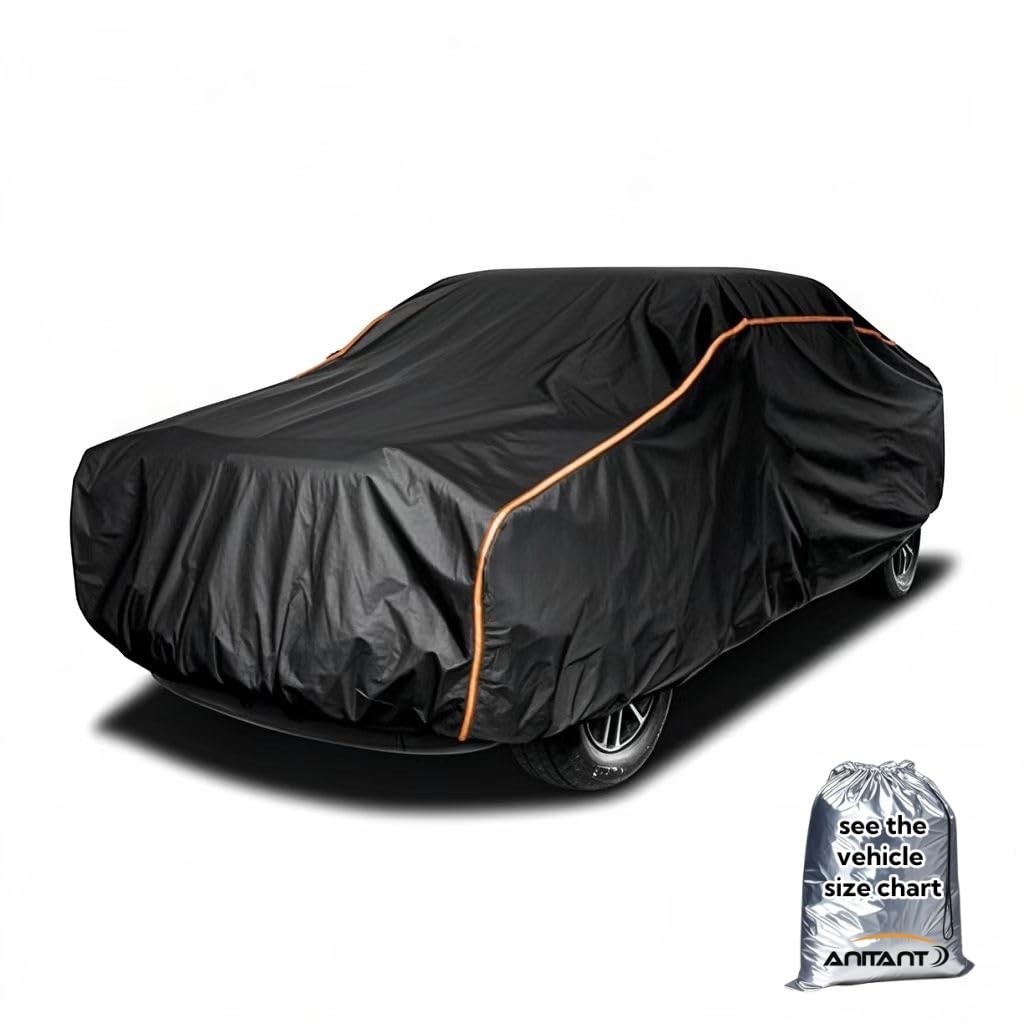 Lightweight Truck Cover Waterproof All Weather Uv Snow Rain Pickup Protection Full Exterior Cover Under 234''