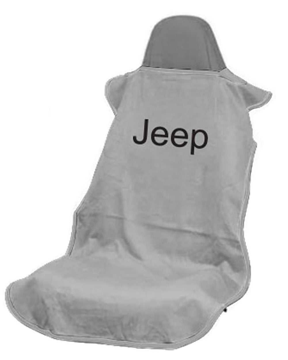 Jeep Letters Grey Seat Armour