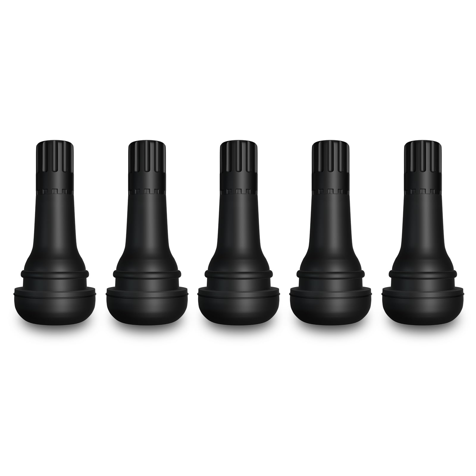 Sunsoul Tr413 Brass Stem Epdm Rubber Snap-In Tire Valve Stems For 0.453 Inch 11.5Mm Rim Holes, Pack Of 5Pcs Valves