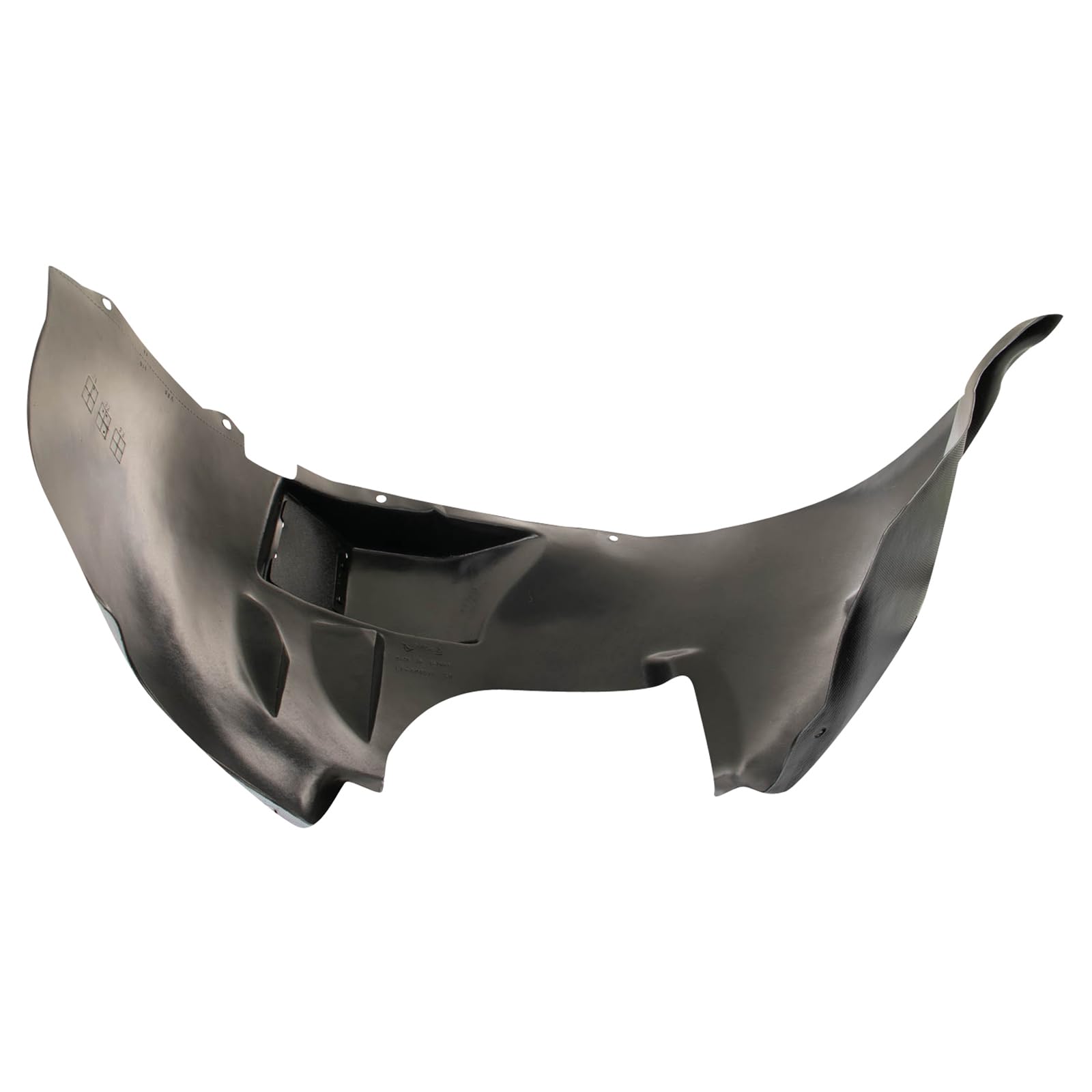TRQ Front Inner Fender Liner Set for 2005-2007 Jeep Grand Cherokee, Black, Plastic, Model BDA07065