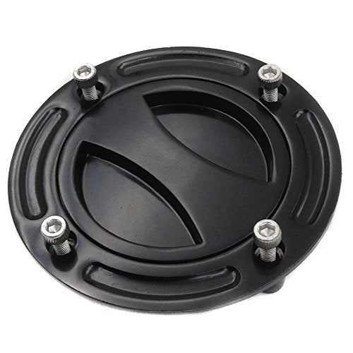 XKH- Motorcycle Black Keyless Gas Cap Twist Off Fuel Tank Cap For 1997-2003 Suzuki GSX-R 600/ 1996-2003 GSX-R 750/ 2001-2002 GSX