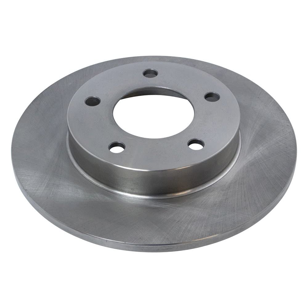 Trq Rear Brake Rotors Set Solid Compatible With 1993-1997 Ford Probe Mazda 626 Mx-6 2001-2003 Protege 2002-2003 Protege5
