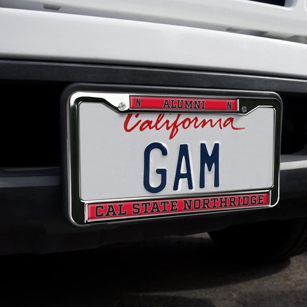 GRAPHICS & MORE Metal License Plate Frame - Cal State Northridge Alumni, Full Size, One Size