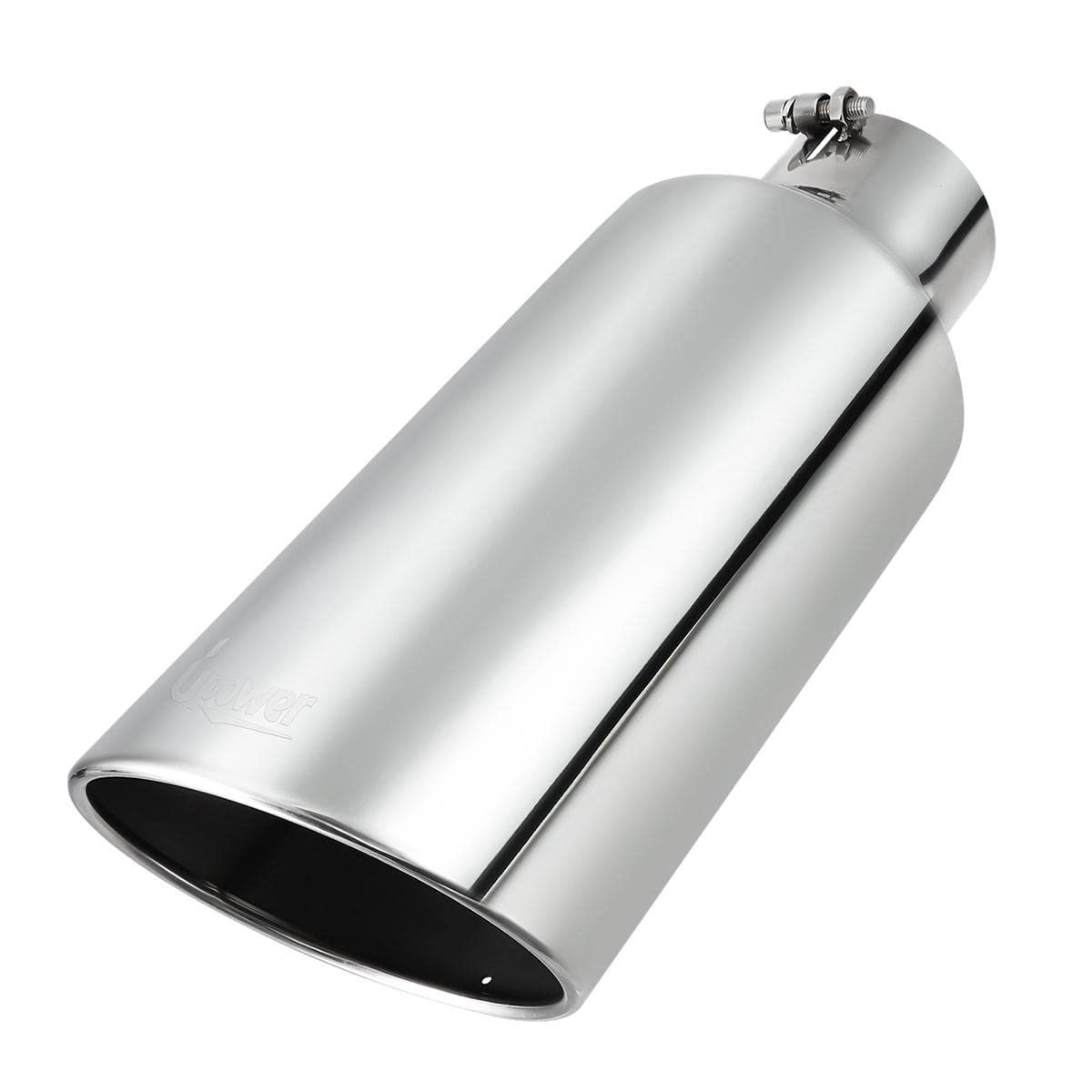 Upower 4 '' To 7 '' Diesel Exhaust Tips 4 '' Inlet 7 '' Outlet 18 '' Long Universal Exhaust Tips Mirror Polish Stainless Steel E