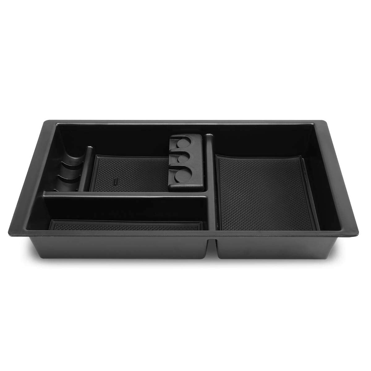Dna Motoring Ztl-Y-0012 Center Console Armrest Organizer Tray (For 14-18 Silverado/Sierra), 1 Pack,Black
