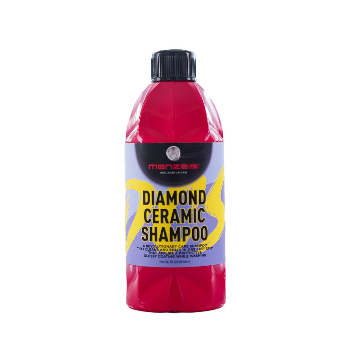 Menzapro Diamond Ceramic Shampoo 500Ml | High Gloss Car Wash Shampoo With Ceramic Protection | Deep Cleaning & Water Repellent F