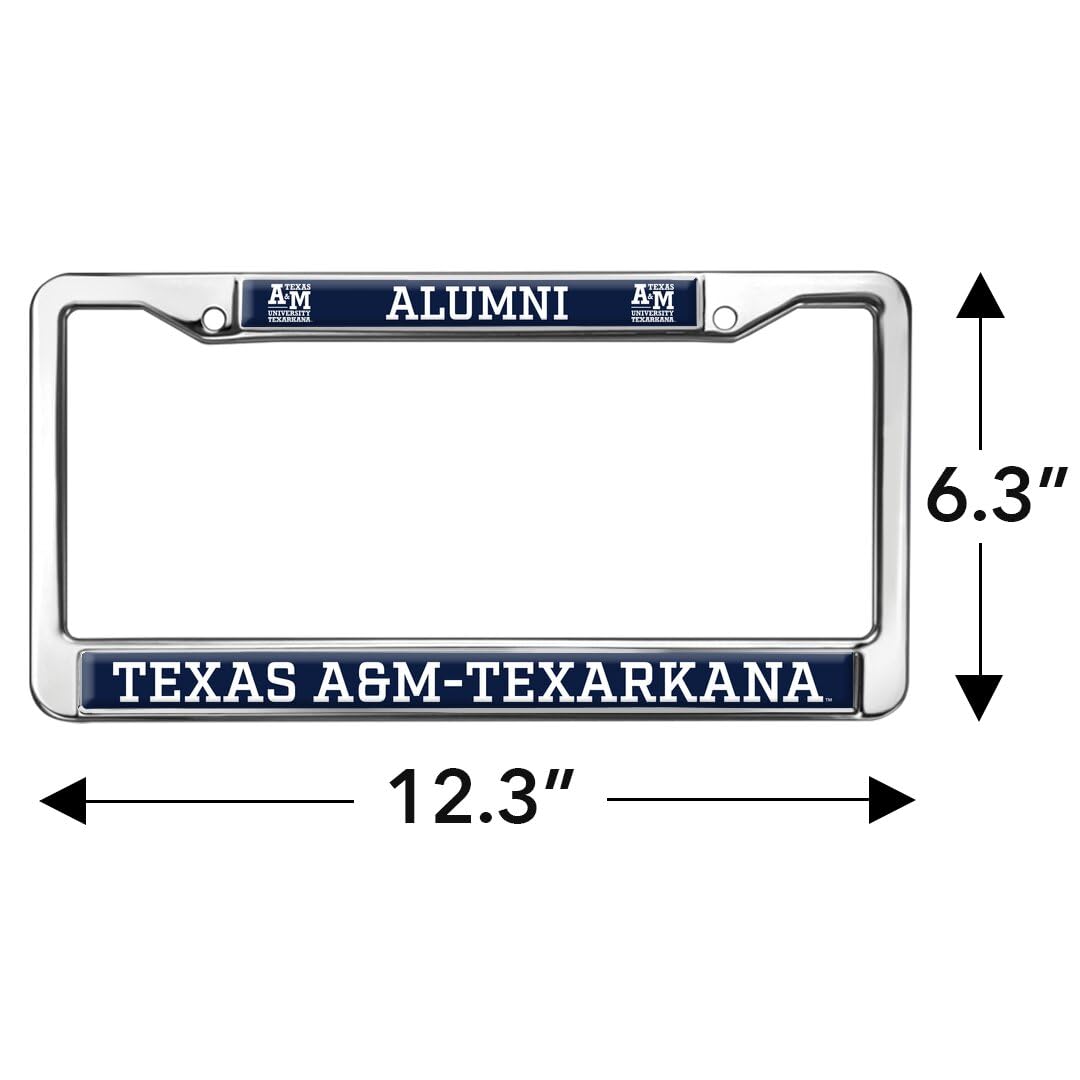 GRAPHICS & MORE Texas A&M University Texarkana Alumni Metal License Plate Frame - Full Size, A&M–Texarkana Eagles Design