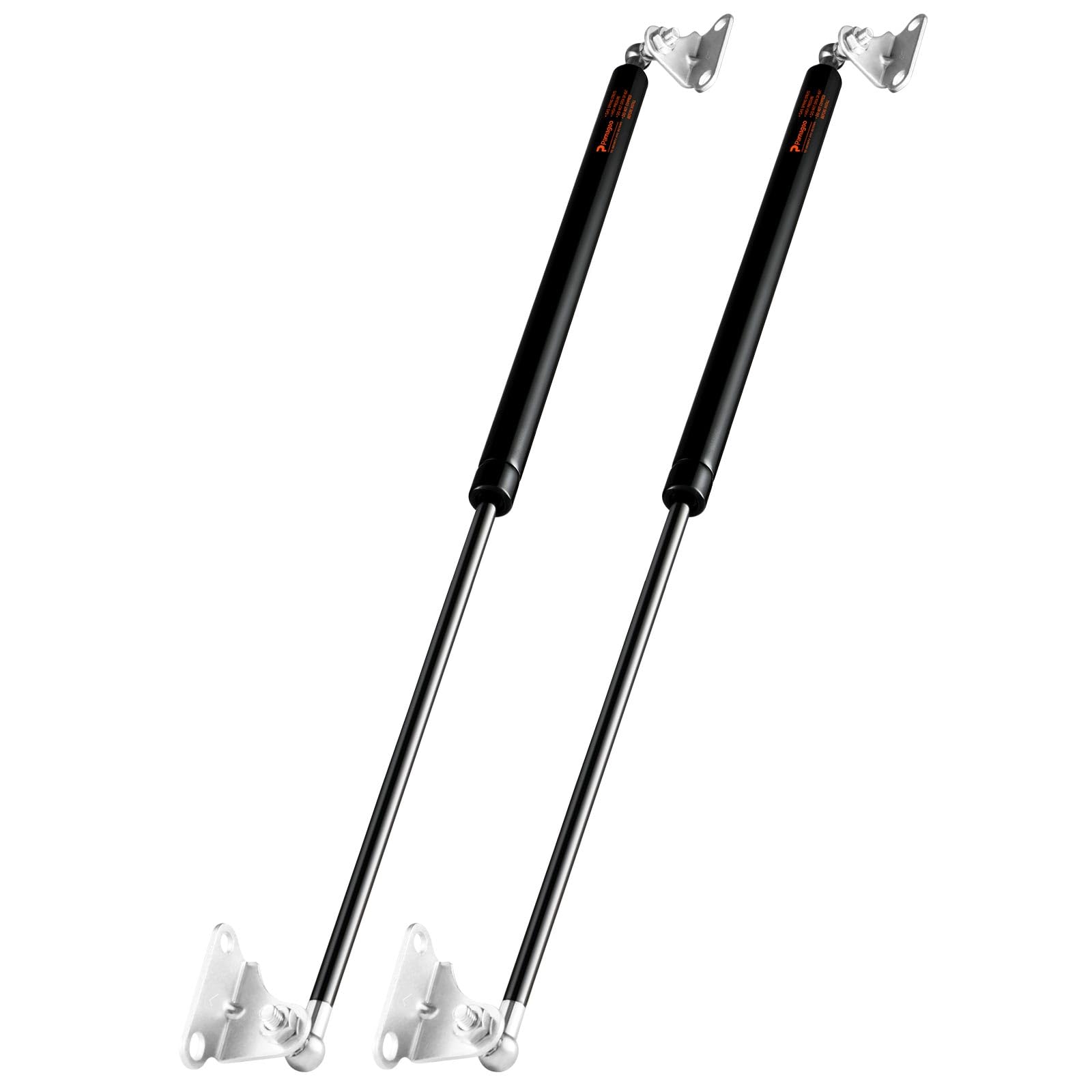 Pamagoo 28 Inch Gas Strut 300 Lbs Per Prop, 28'' Gas Shock Spring With Mounts Brackets Strut For Heavy Bench Lid Basement Floor